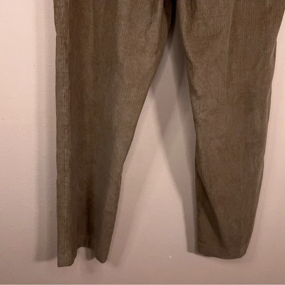 40X31 Haggar Vintage 90s Beige Tan Corduroy Dress Pants Academia